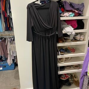 Pinkblush Black Maxi Dress